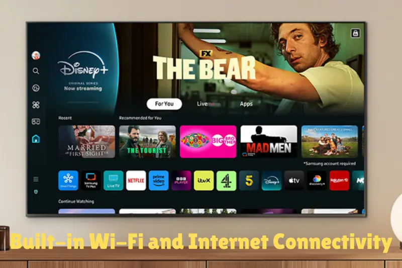 built-in wi-fi and internet connectivity